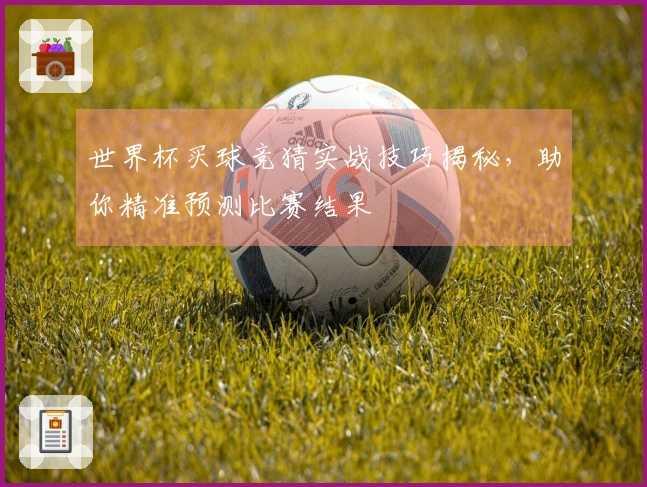 世界杯买球竞猜实战技巧揭秘，助你精准预测比赛结果